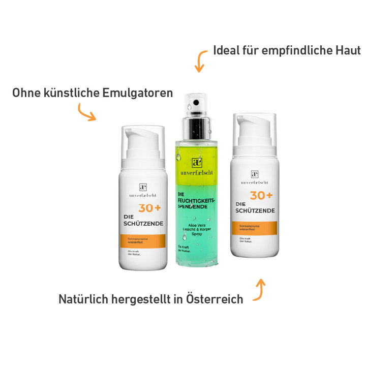 2 x Schützende + 1 x Feuchtigkeitsspendende