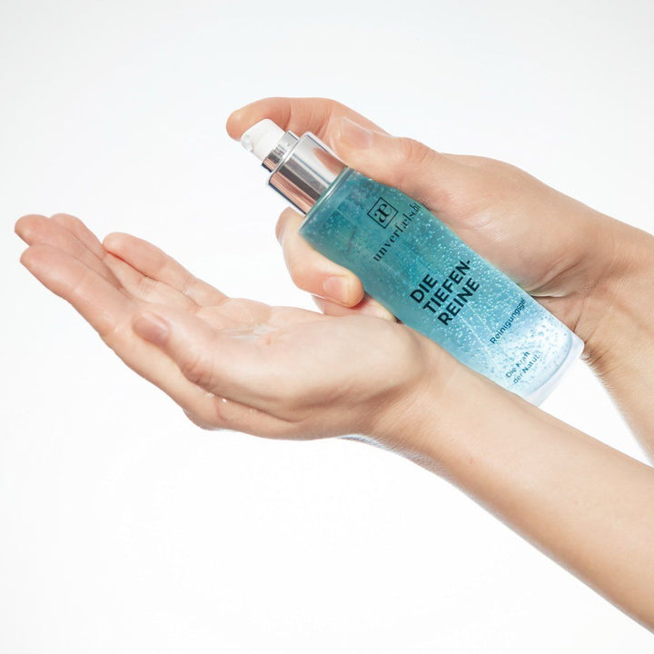 DIE TIEFENREINE Reinigungsgel Reinigungsgel, geeignet für alle Hauttypen. 